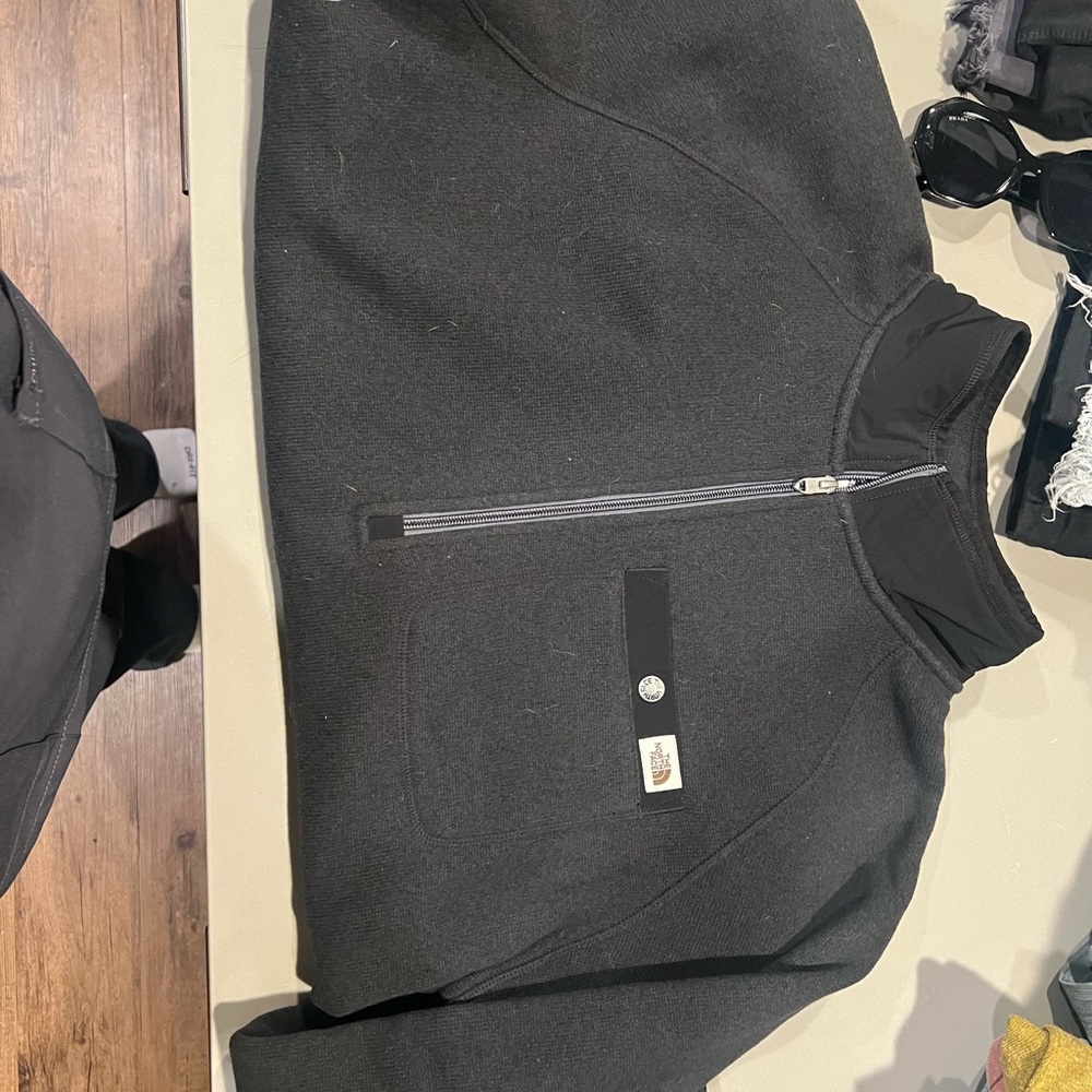 The North Face Charcoal Quarter Zip Jacket